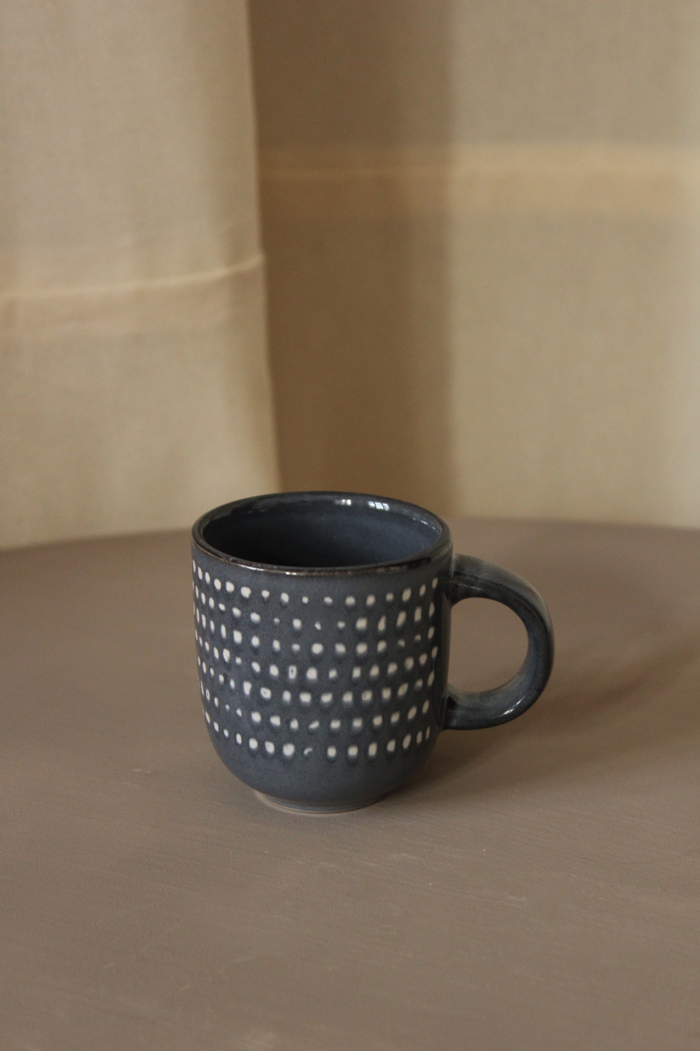 Polka Dot Dusty Blue | Espresso Shot Cup