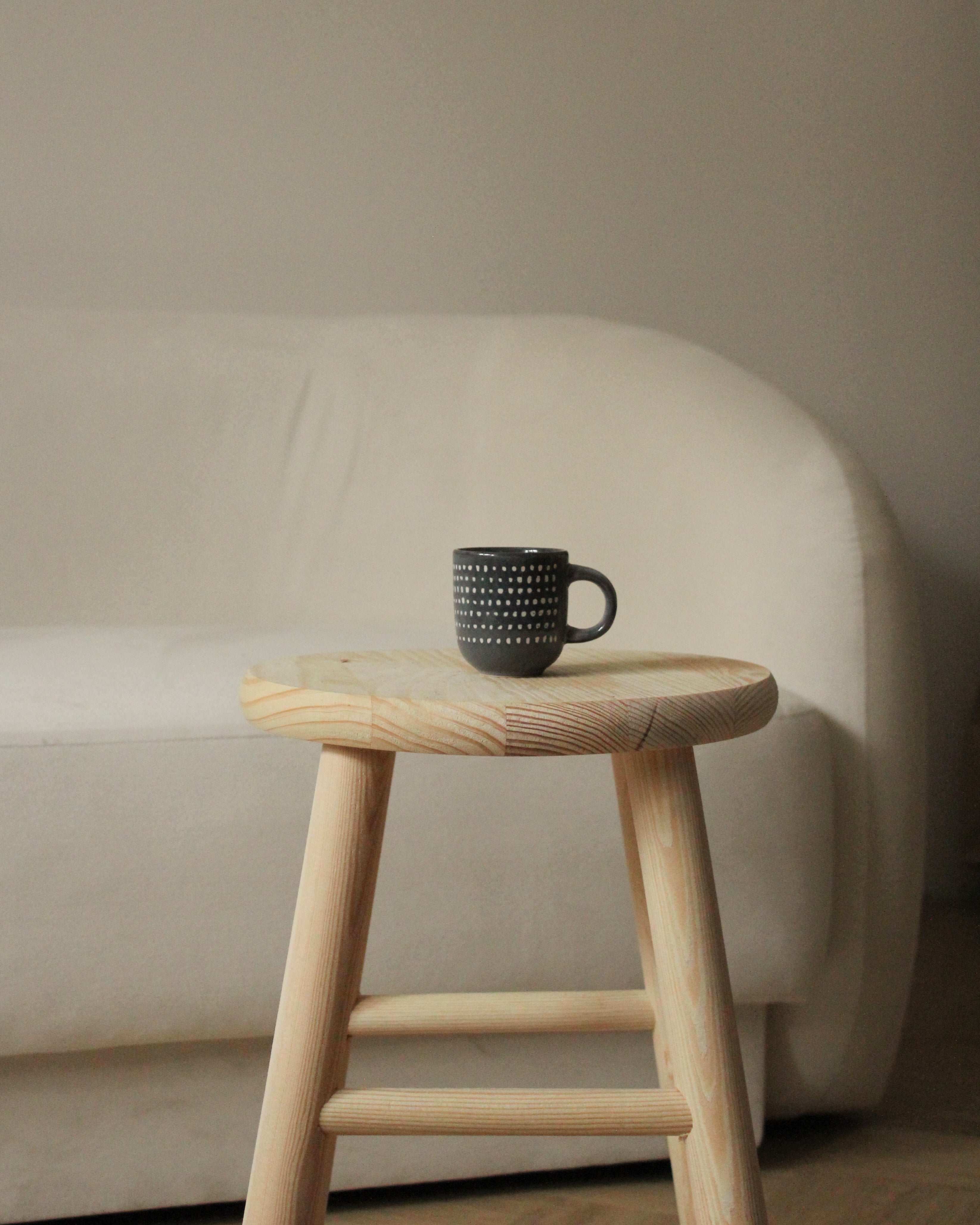Polka Dot Dusty Blue | Espresso Shot Cup