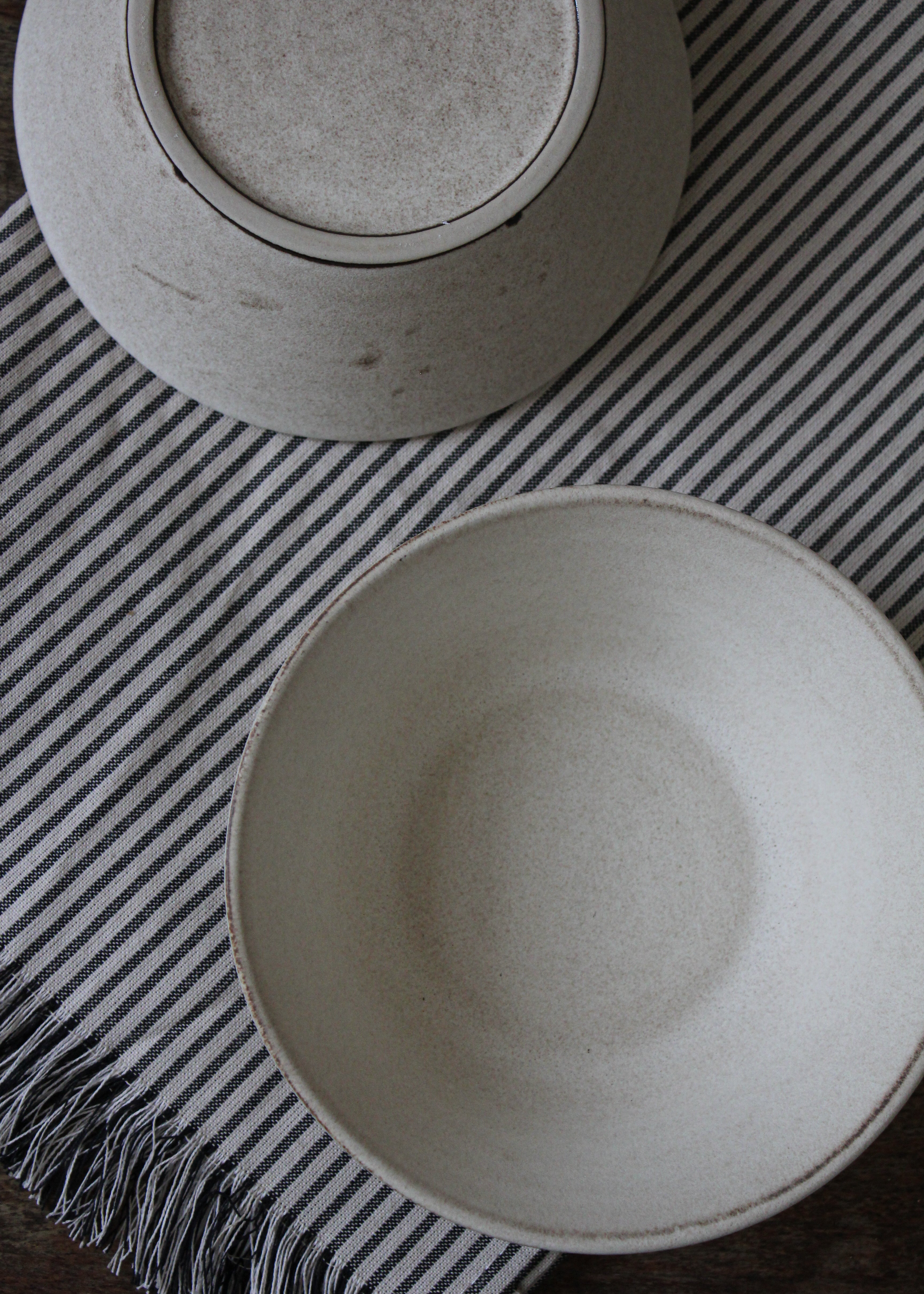 Stoneware Earthy Cereal Bowl | Matte Beige Snack Bowl