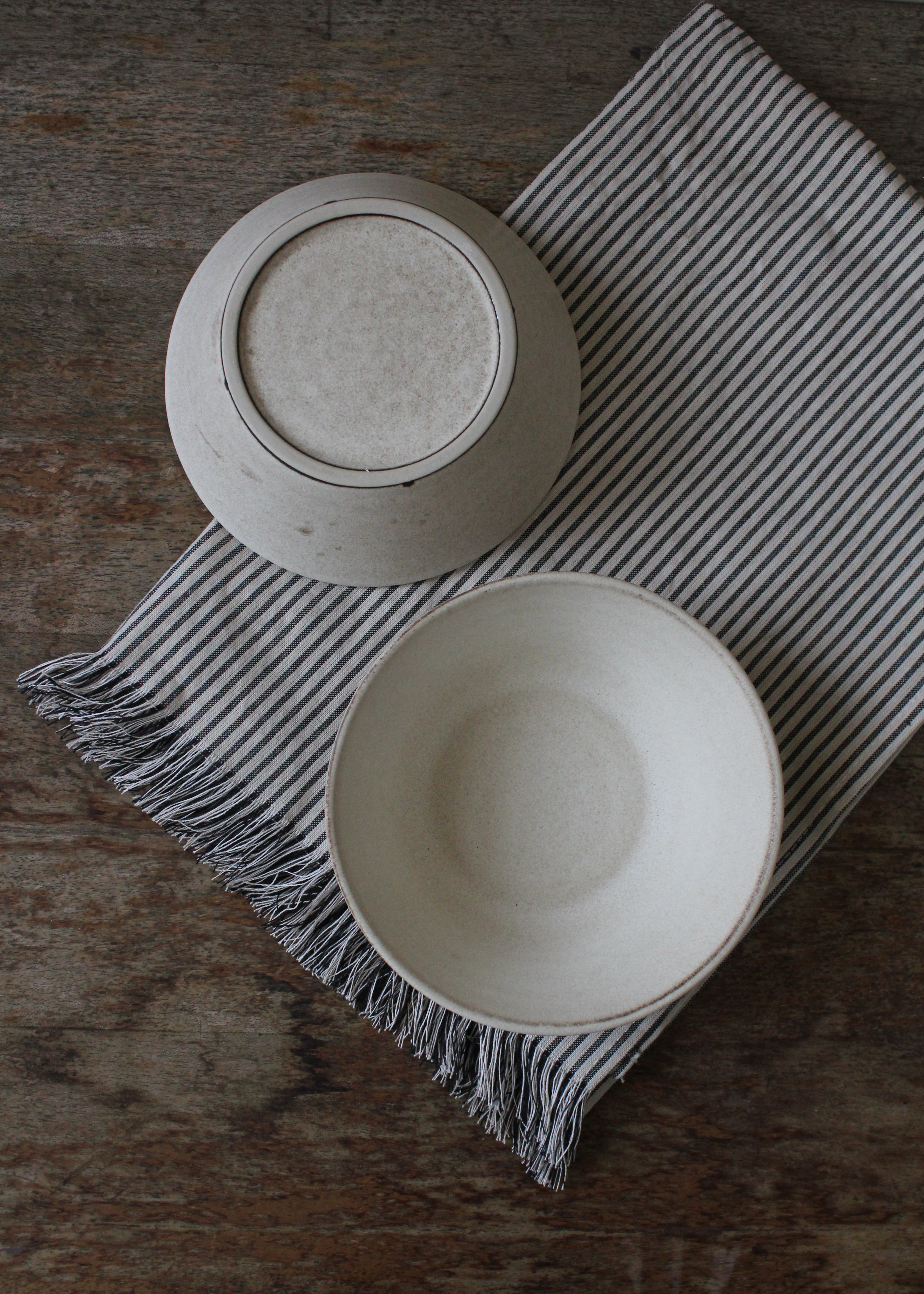 Stoneware Earthy Cereal Bowl | Matte Beige Snack Bowl