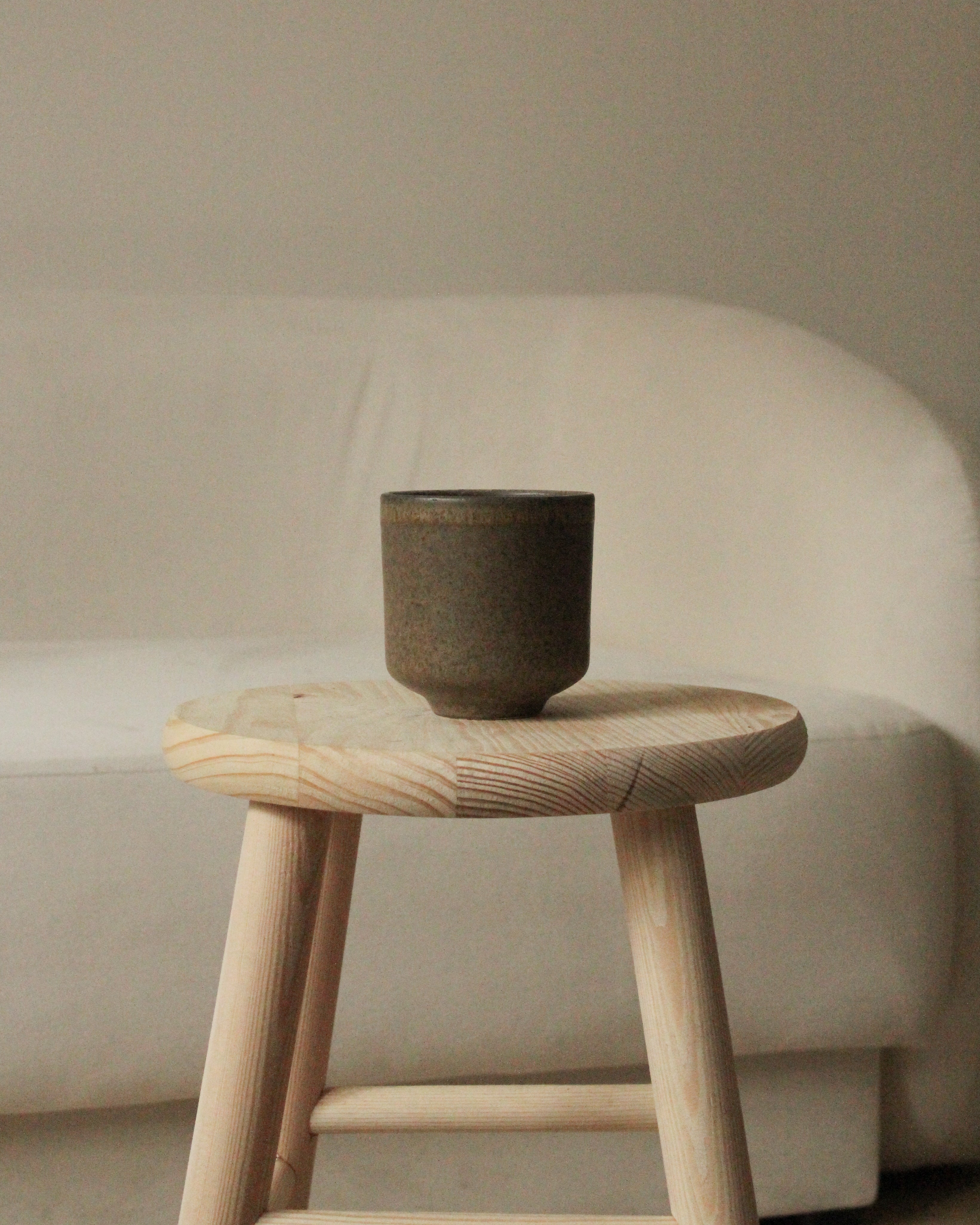 Raw Earthy Tumbler | No Handle Coffee Tea Mug