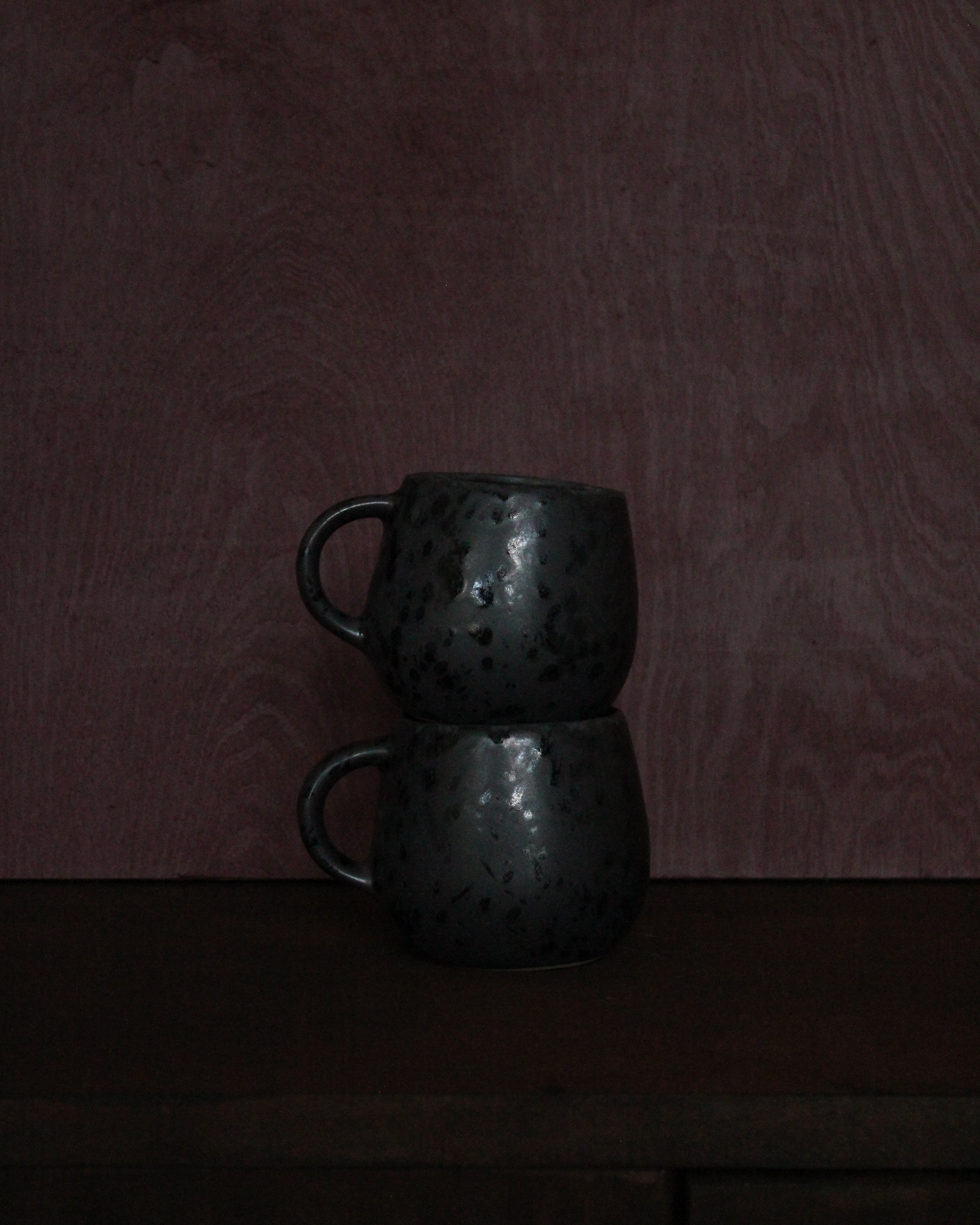 Noir Mug | Handmade Matte Black Ceramic Coffee Cup