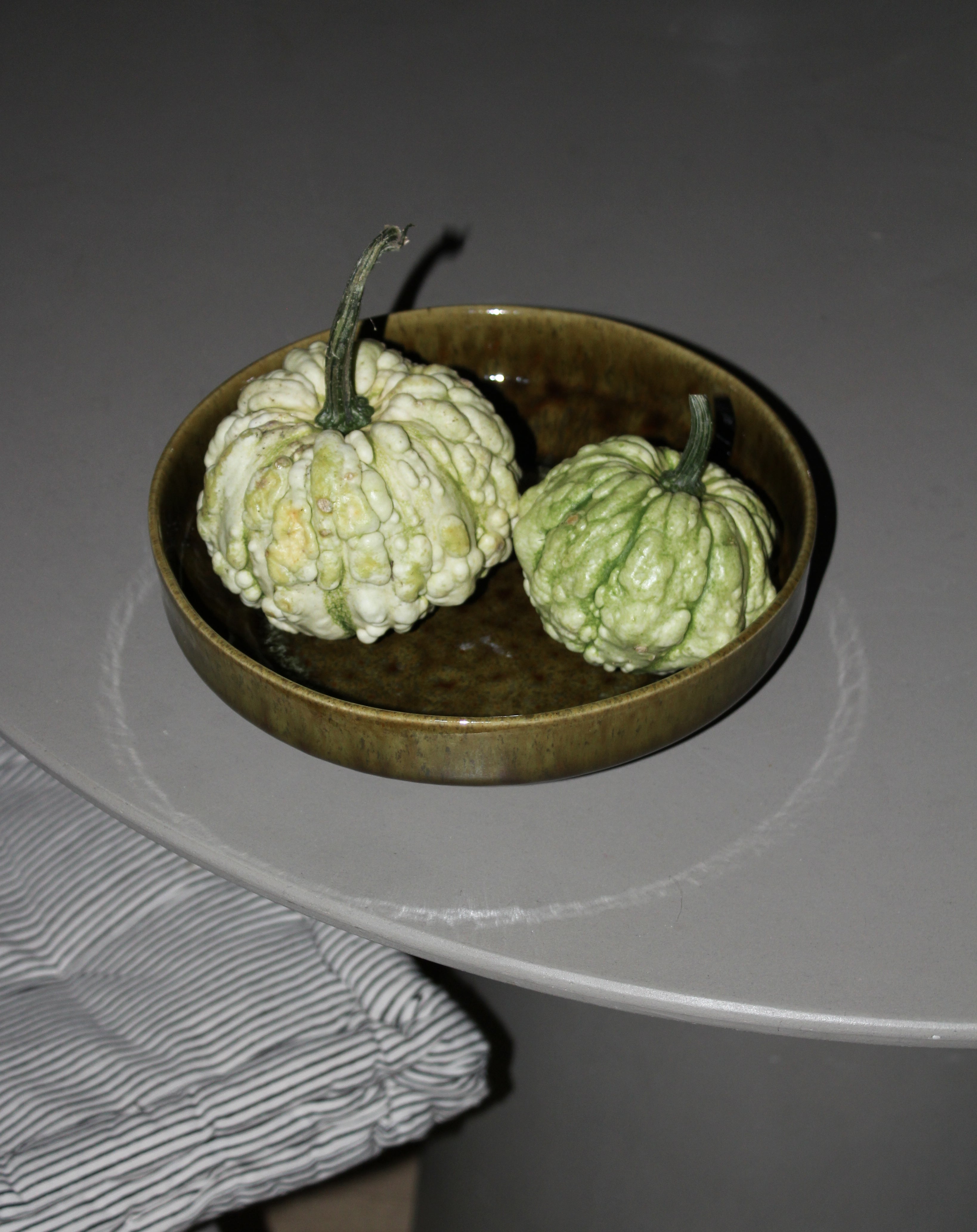 Olho Verde Green Gradient Bowl | Ceramic Serving Deep Plate