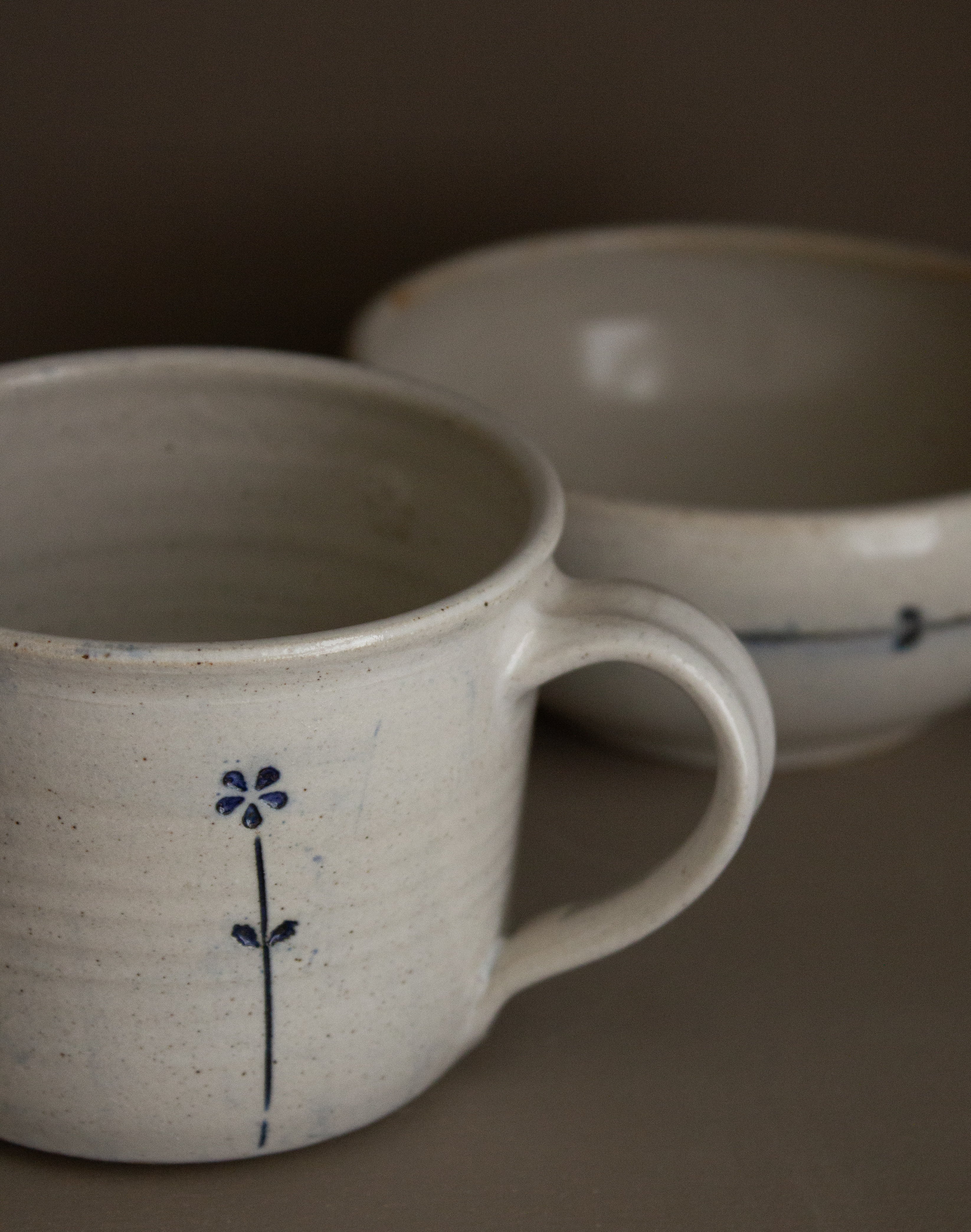 Breakfast Set | Artisanal Bowl and Tea Cup