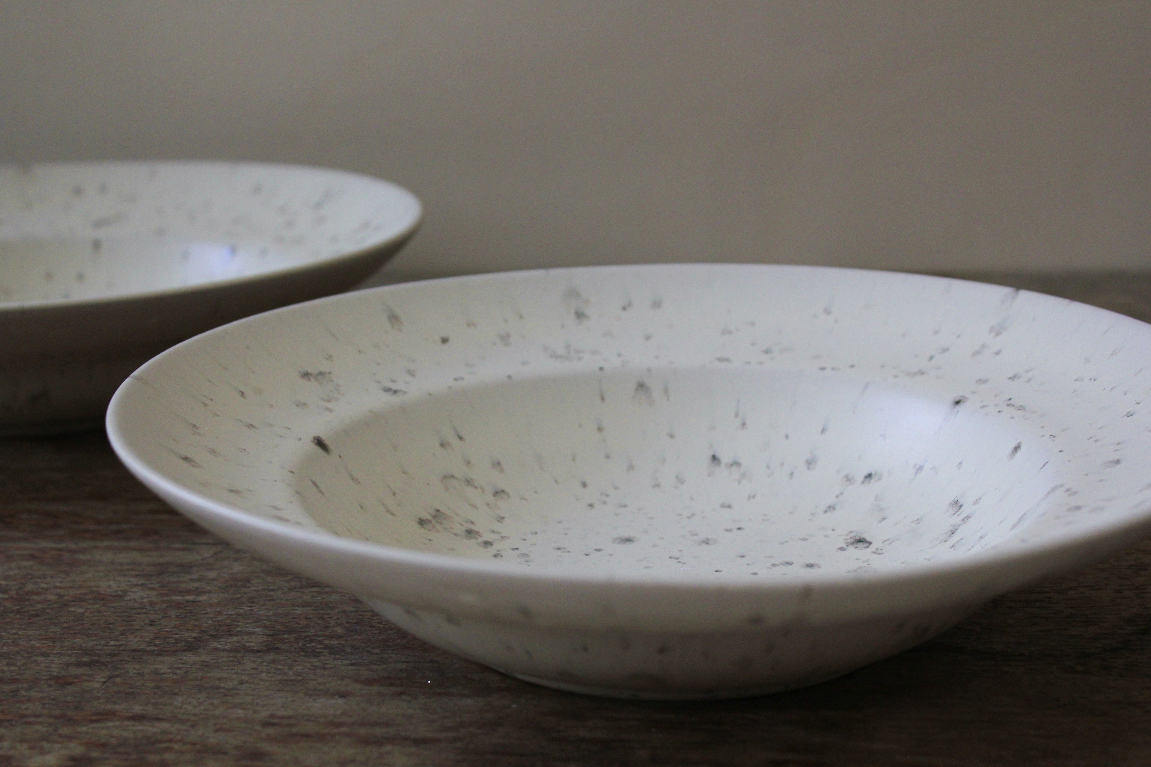 Derrubar Abstract Deep Plate | Ceramic Soup Plate
