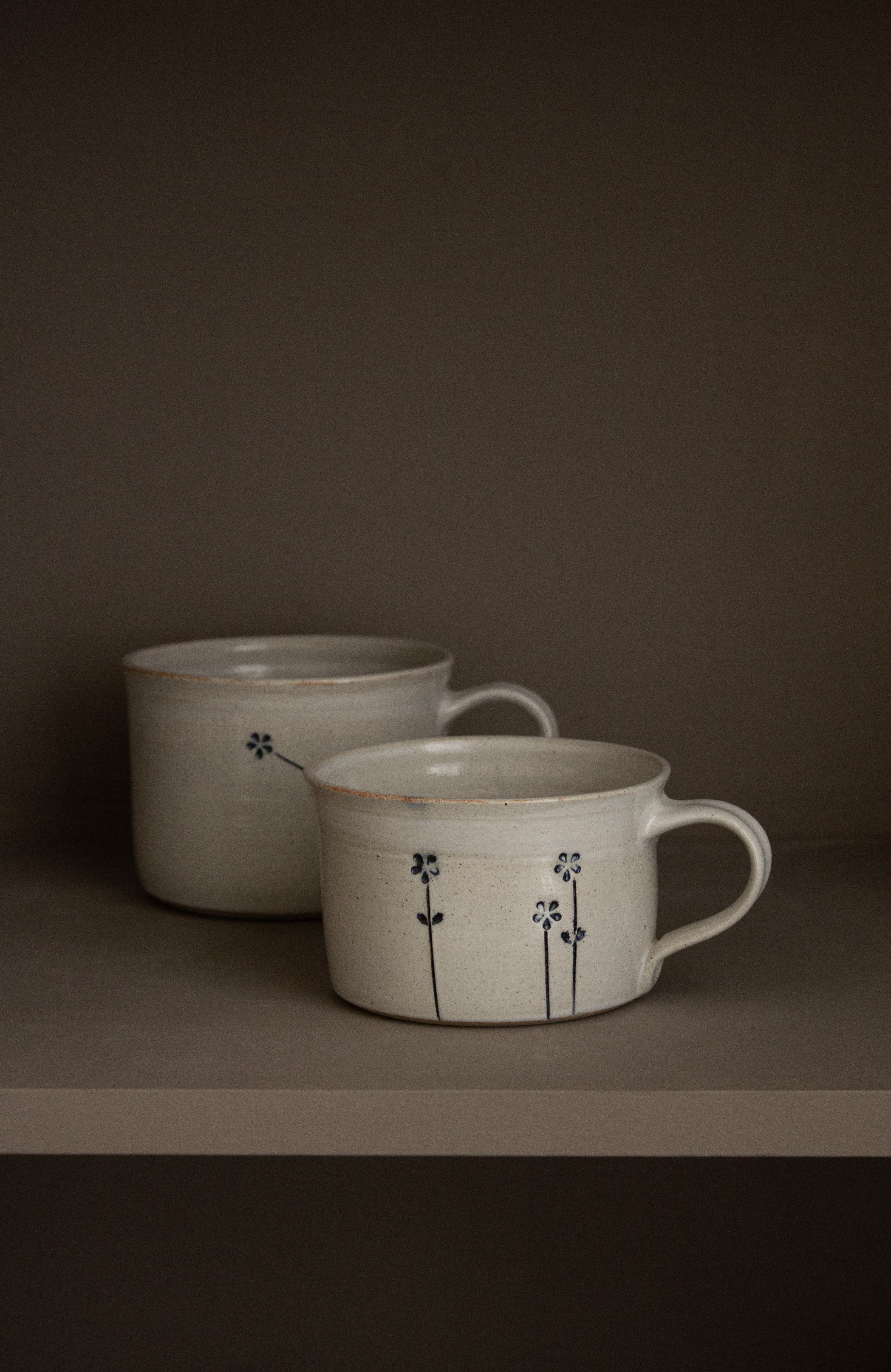 Creamy Off-White Ceramic Coffee Cup | Medium Size