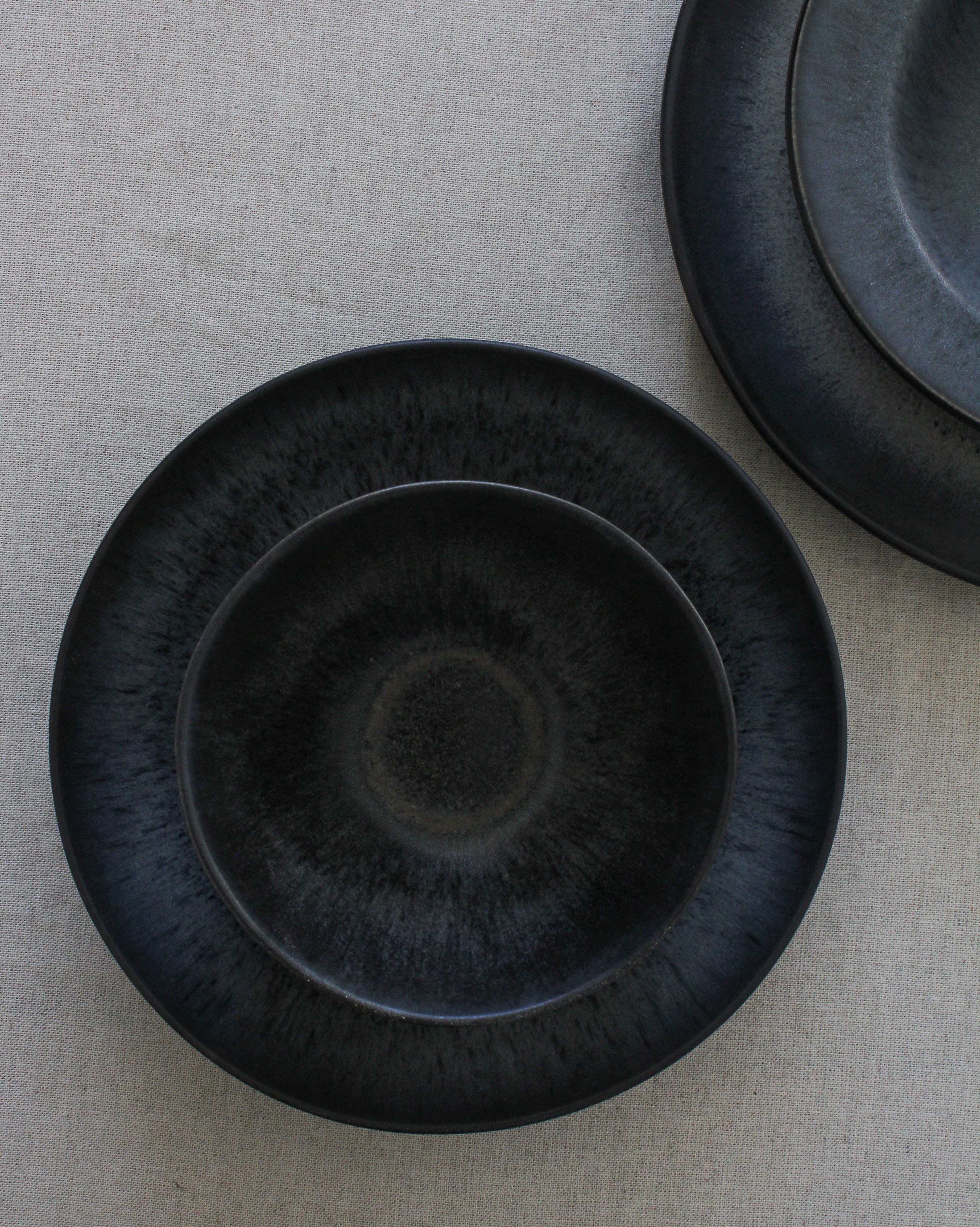 Ceramic Salad Bowl | Dark Blue Bowl