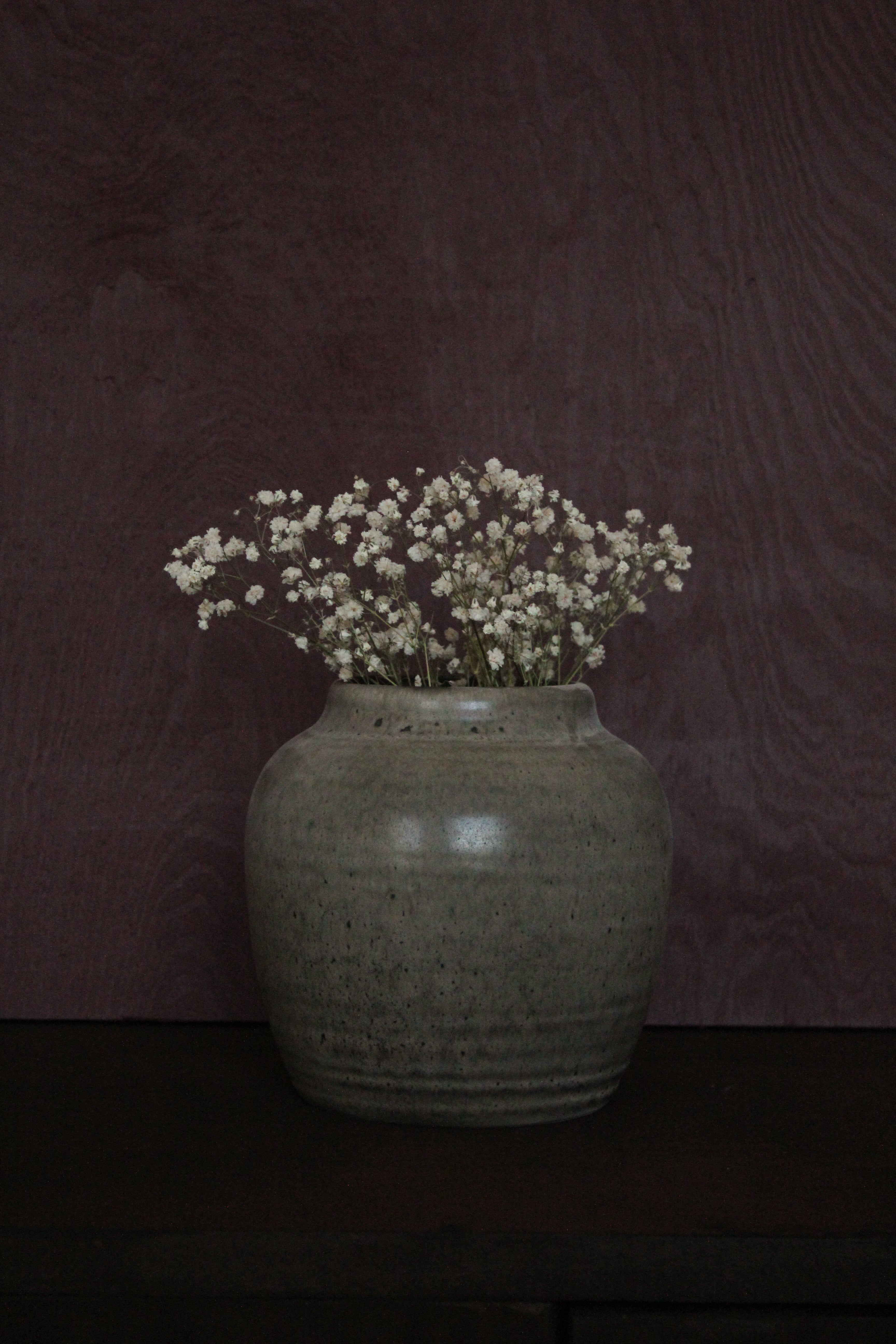Minimalistic Grey Artisanal Vase